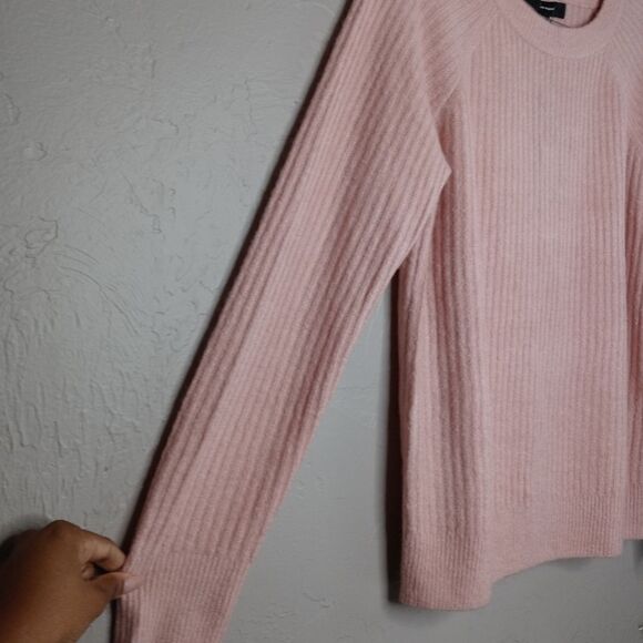 Vero Moda Laroya Pink Ribbed Sweater - Picture 3 of 5